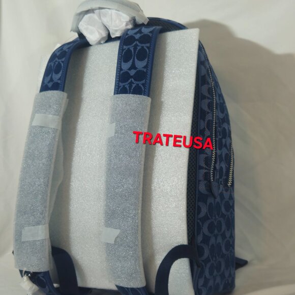 Charter Backpack In Signature Denim - Picture 8 of 16